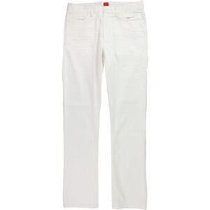 Rogue State Mens Solid Casual Trouser Pants, White, NWT